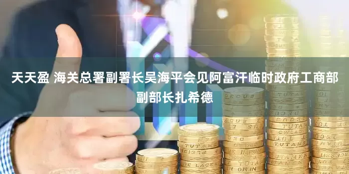 天天盈 海关总署副署长吴海平会见阿富汗临时政府工商部副部长扎希德