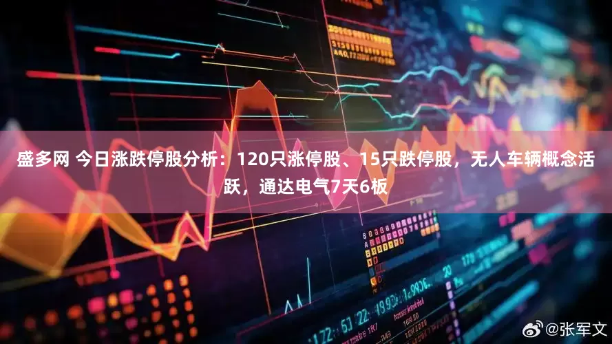 盛多网 今日涨跌停股分析：120只涨停股、15只跌停股，无人车辆概念活跃，通达电气7天6板